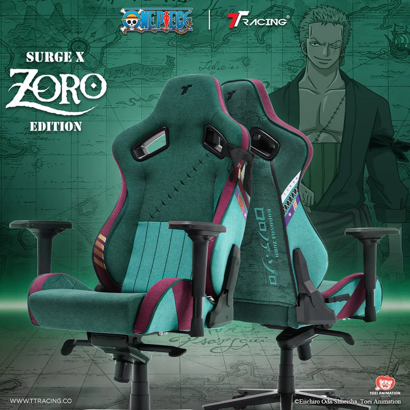 TTRacing Surge X Air Threads Fabric Gaming Chair - Zoro Edition