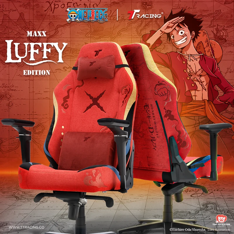 TTRacing Maxx Air Threads Fabric Gaming Chair - Luffy Edition