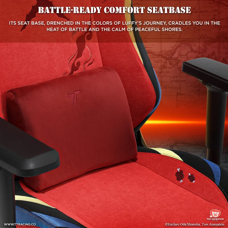 TTRacing Maxx Air Threads Fabric Gaming Chair - Luffy Edition