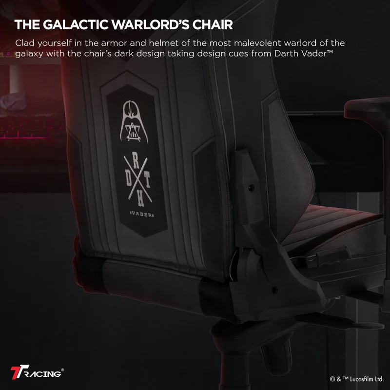 TTRacing Maxx Air Threads Fabric Gaming Chair - Darth Vader Edition