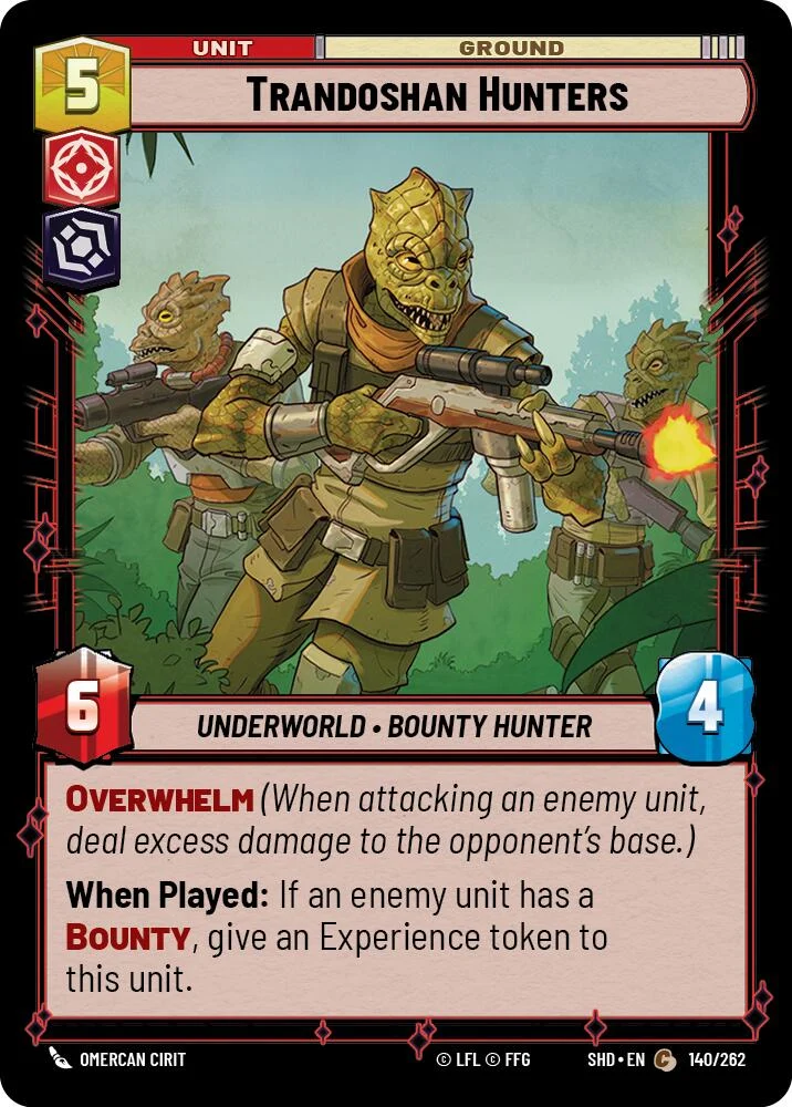 Chasseurs Trandoshan (140/262) [Les Ombres de la Galaxie]