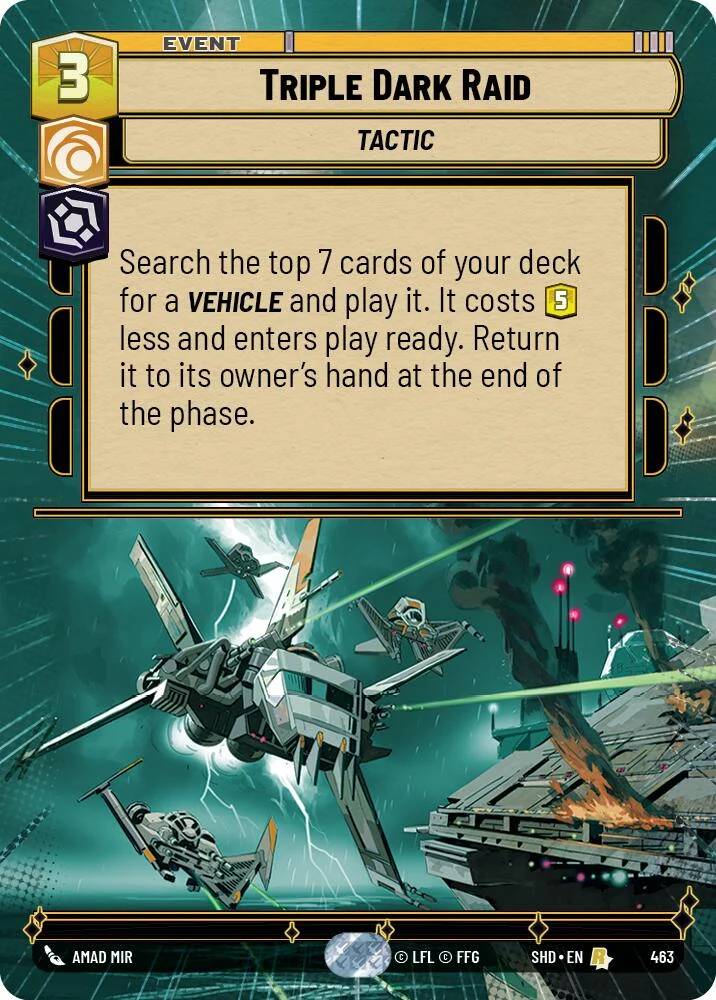 Triple Dark Raid (Hyperespace) (463) [Ombres de la Galaxie]