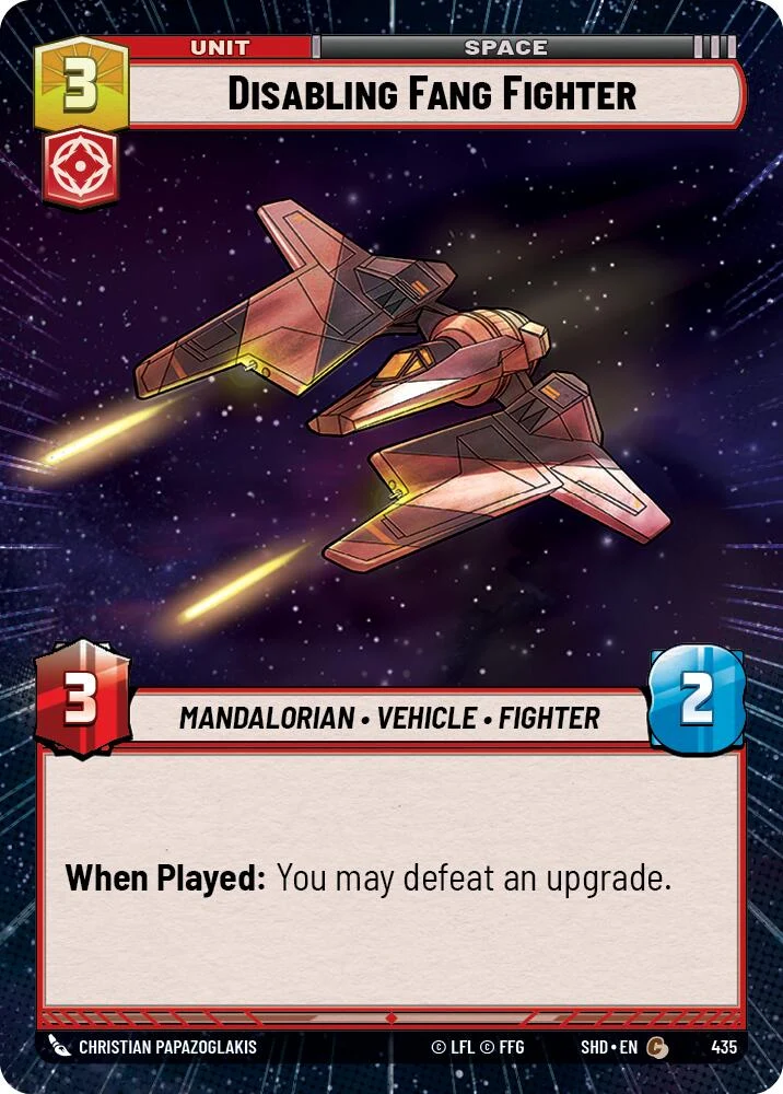 Désactivation de Fang Fighter (Hyperespace) (435) [Shadows of the Galaxy]