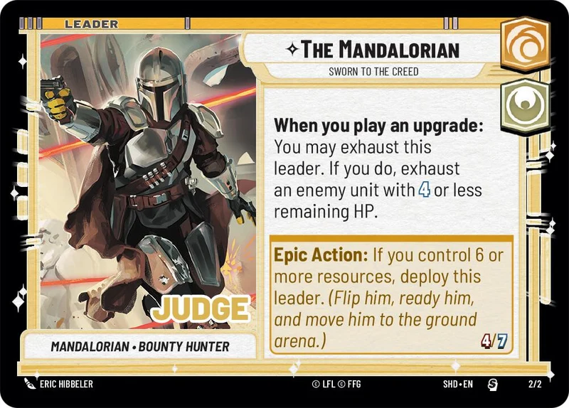 The Mandalorian – Juré de respecter le credo (Judge Promo) (2/2) [Shadows of the Galaxy Promos]