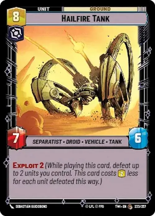 Char de grêle (233/257) [Twilight of the Republic]