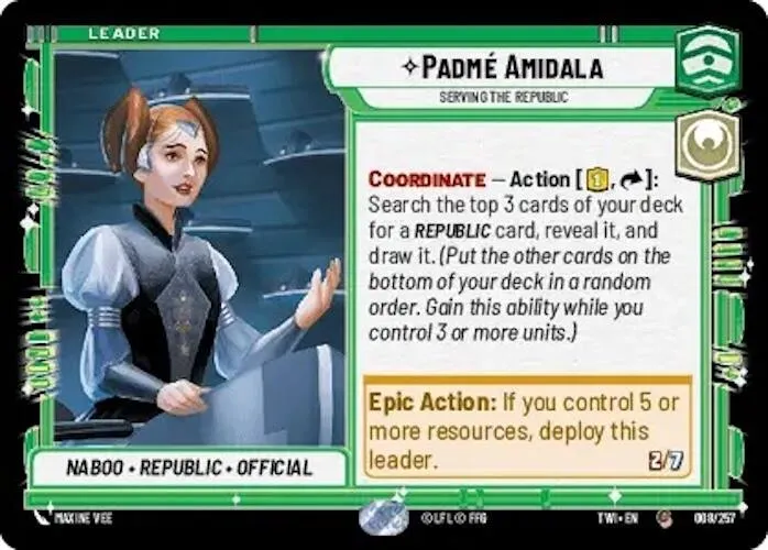 Padmé Amidala - Au service de la République (008/257) [Le Crépuscule de la République]