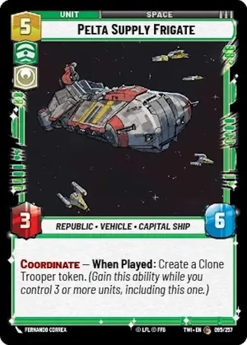Frégate de ravitaillement Pelta (095/257) [Twilight of the Republic]