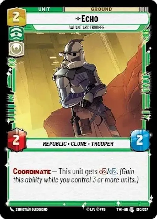 Echo - Arc Trooper vaillant (090/257) [Le Crépuscule de la République]