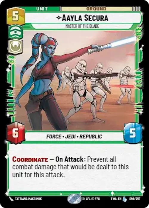 Aayla Secura - Maître de la Lame (096/257) [Le Crépuscule de la République]