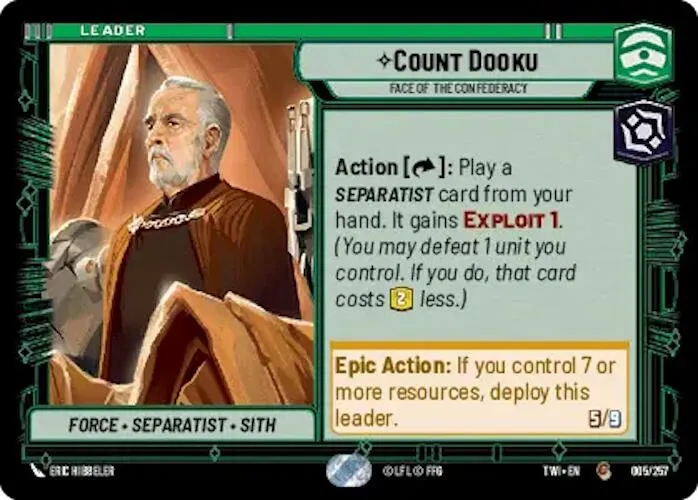 Comte Dooku - Le visage de la Confédération (005/257) [Le Crépuscule de la République]