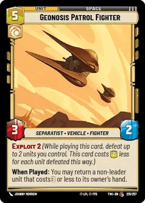 Chasseur de patrouille de Geonosis (215/257) [Twilight of the Republic]