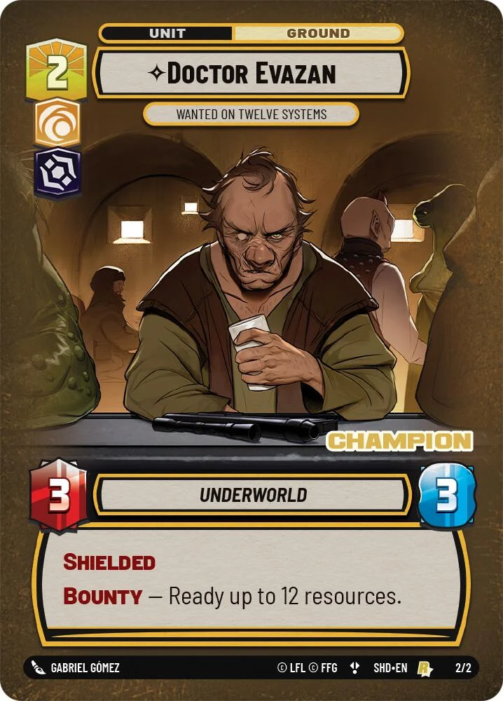 Docteur Evazan - Wanted sur Twelve Systems (Champion) (2/2) [Store Showdown Promos]